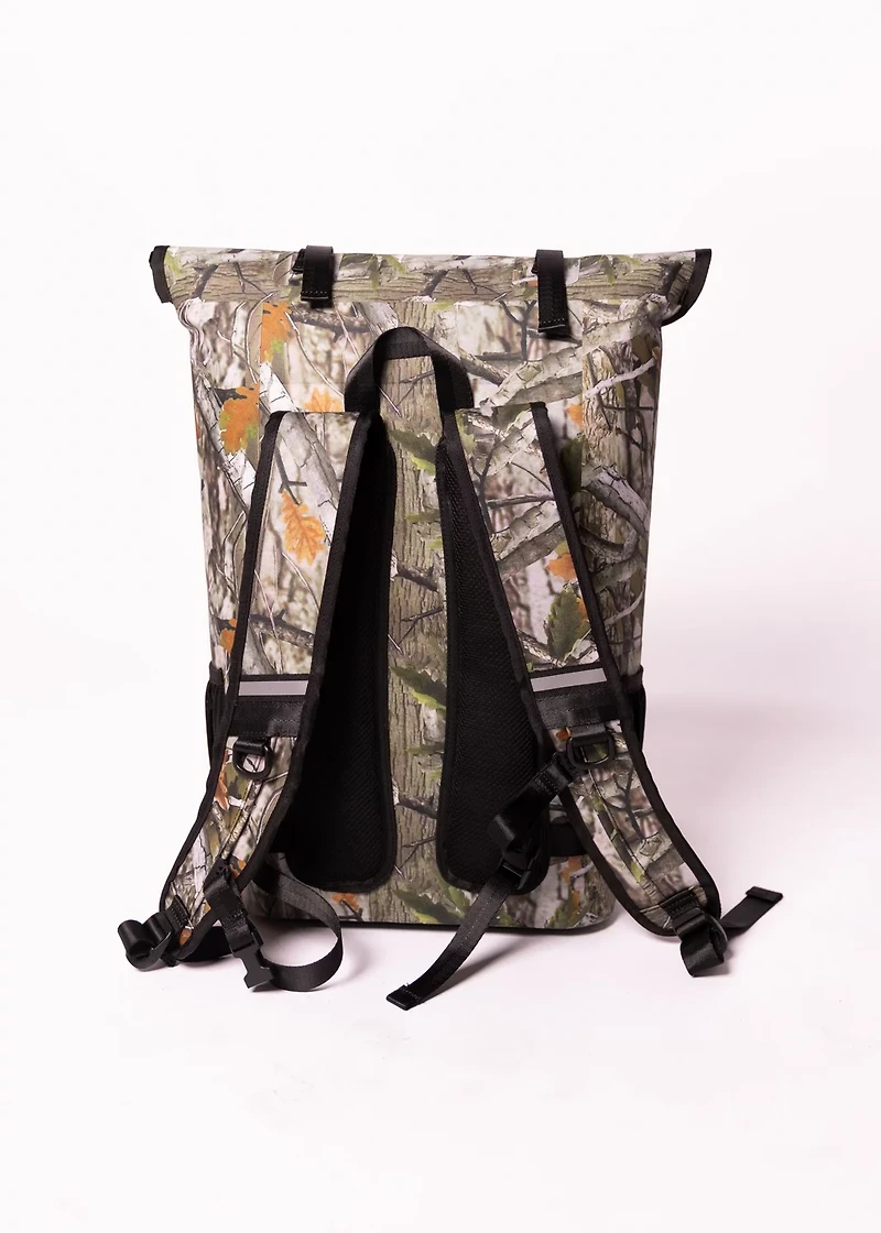 Dry Pocket Camouflage Auto Sealing Double Lock Backpack Cooler