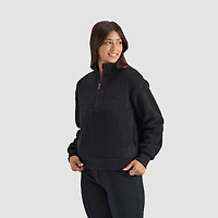 Freely Women's Becca 1/4-Zip Pullover Sweatshirt