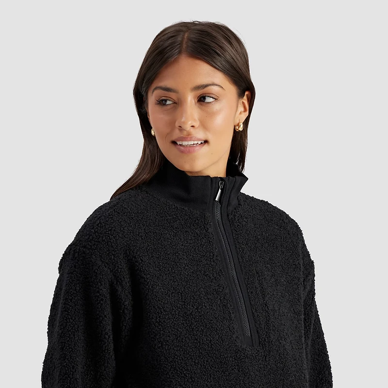 Freely Women's Becca 1/4-Zip Pullover Sweatshirt