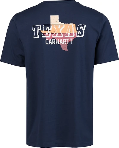 Carhartt Men's Relaxed Fit Heavyweight Pocket Texas Graphic T-shirt
