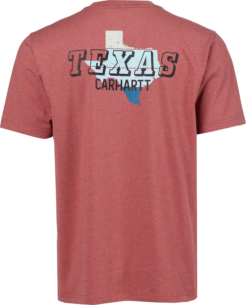 Carhartt Men's Relaxed Fit Heavyweight Pocket Texas Graphic T-shirt