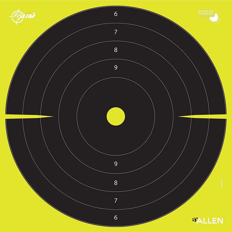 Allen Company EZ Aim 12.5in Splash Reactive Bullseye Paper Shooting Target 30-Pack