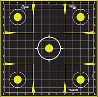 Allen Company EZ Aim 12.5in Splash Reactive Sight-In Grid Paper Shooting Target 30-Pack