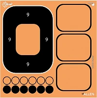 Allen Company EZ Aim Splash Reactive Silhouette Paper Shooting Target Kit