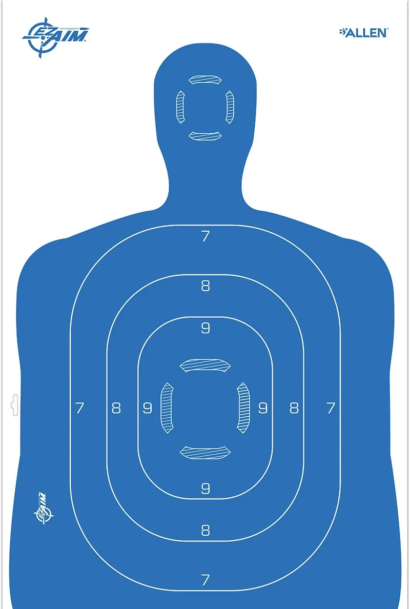 Allen Company EZ Aim Splash Reactive Silhouette Paper Shooting Target Kit