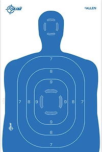 Allen Company EZ Aim Splash Reactive Silhouette Paper Shooting Target Kit