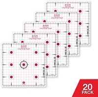 Ruger Spot Precision Sight-In Paper Shooting Target 20-Pack