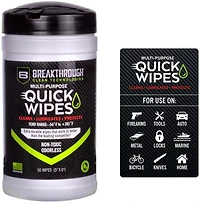 Breakthrough Clean Technologies Multi-Purpose CLP Quick Wipes 50-Pack