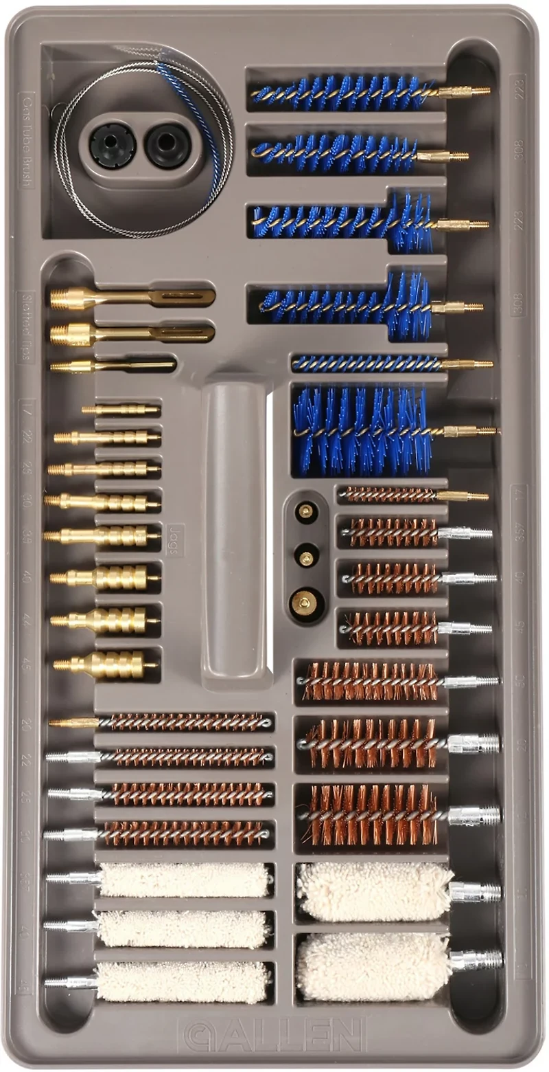 Allen Company Universal Tactical Gun/Rifle 66-Piece Cleaning Kit Tool Box