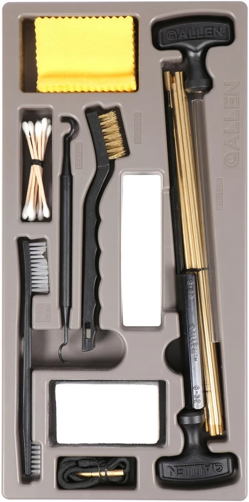 Allen Company Universal Tactical Gun/Rifle 66-Piece Cleaning Kit Tool Box