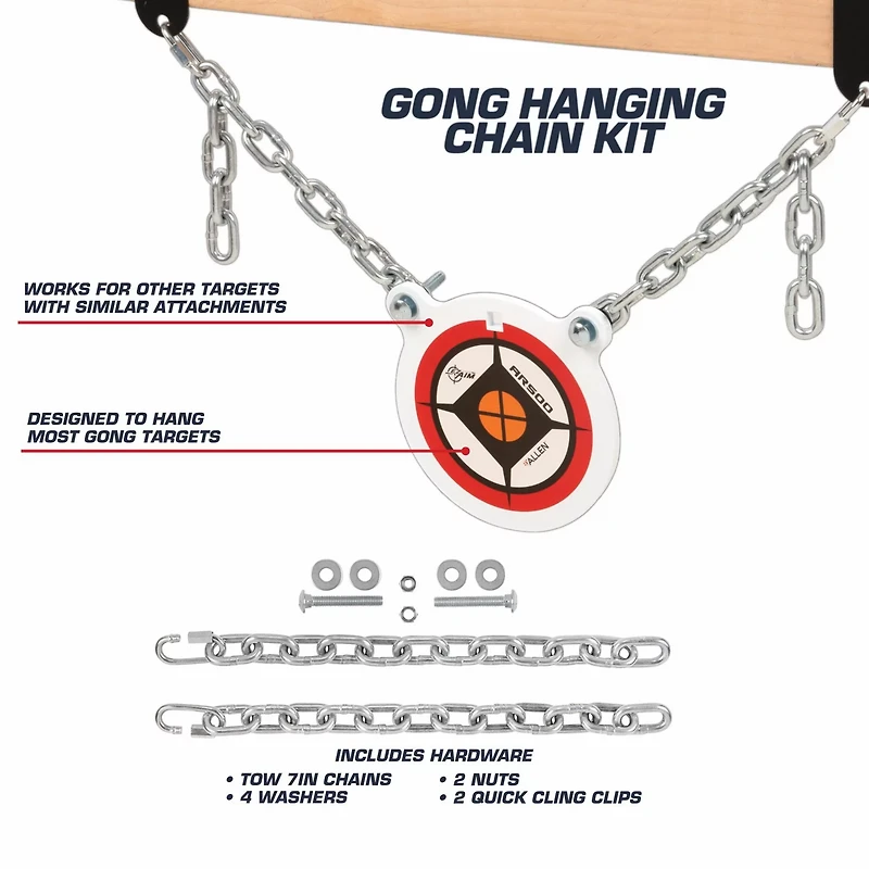 Allen Company EZ Aim Chain Gong Target Hanging Kit