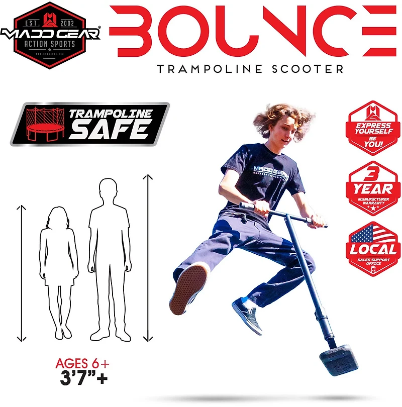 Madd Gear Bounce Trampoline Scooter