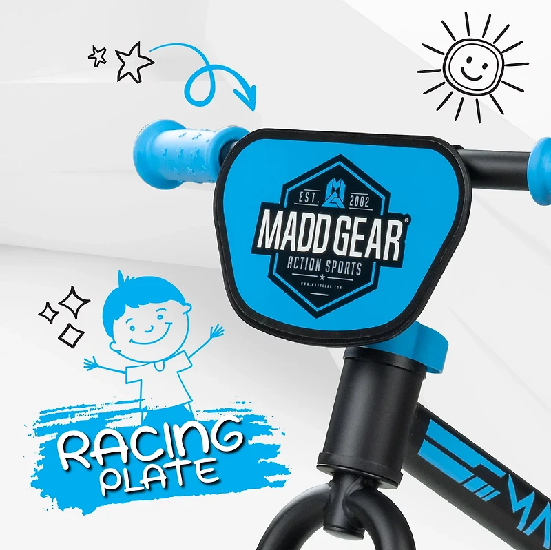 Madd Gear Light-Up BMX Balance Bike