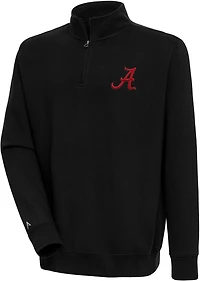 Antigua Men's University of Alabama Victory Mock 1/4 Zip Pullover