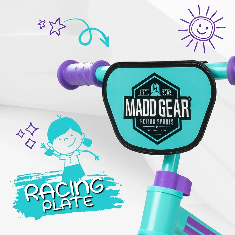 Madd Gear Light-Up BMX Balance Bike