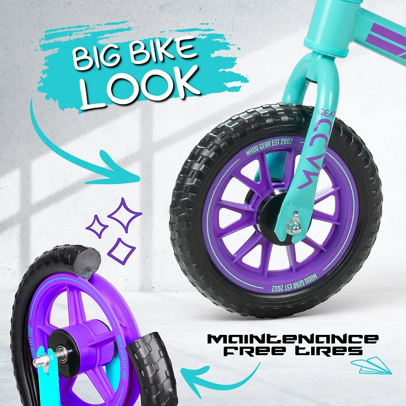 Madd Gear Light-Up BMX Balance Bike