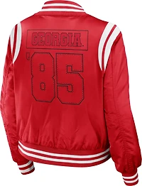 WEAR Women's University of Georgia Football Bomber Jacket