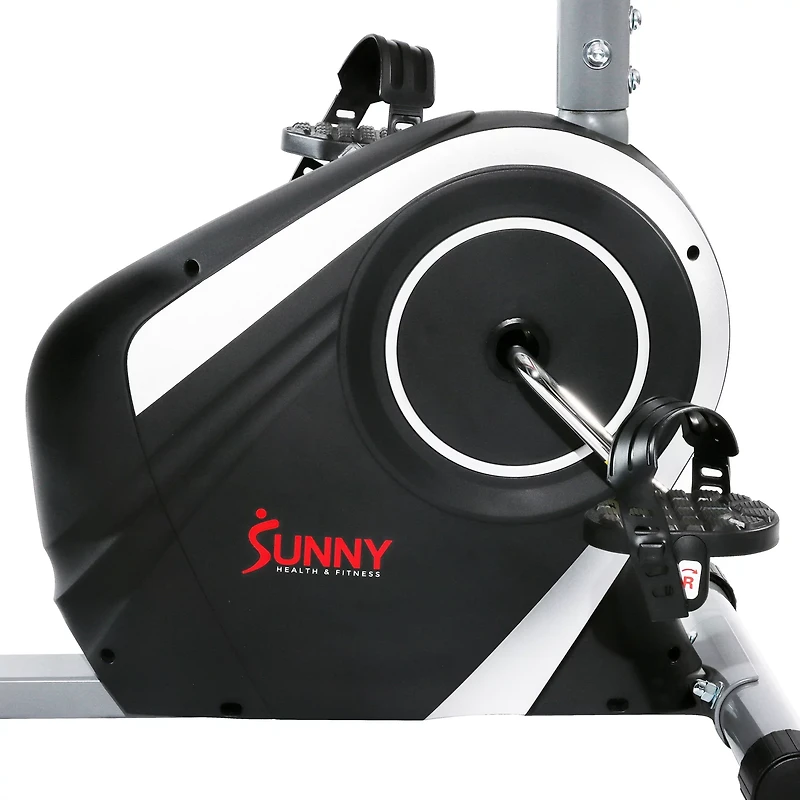 Sunny Health & Fitness Easy Adjustable Seat Recumbent Bike