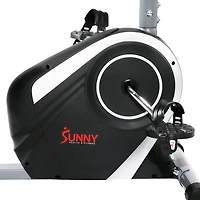 Sunny Health & Fitness Easy Adjustable Seat Recumbent Bike