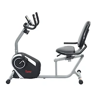 Sunny Health & Fitness Easy Adjustable Seat Recumbent Bike