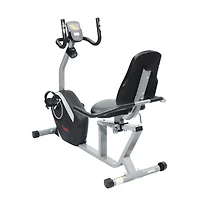 Sunny Health & Fitness Easy Adjustable Seat Recumbent Bike