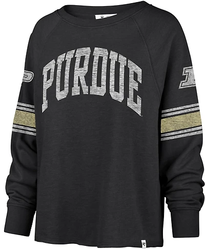 '47 Women's Purdue University Allie Crew Neck Sweatshirt