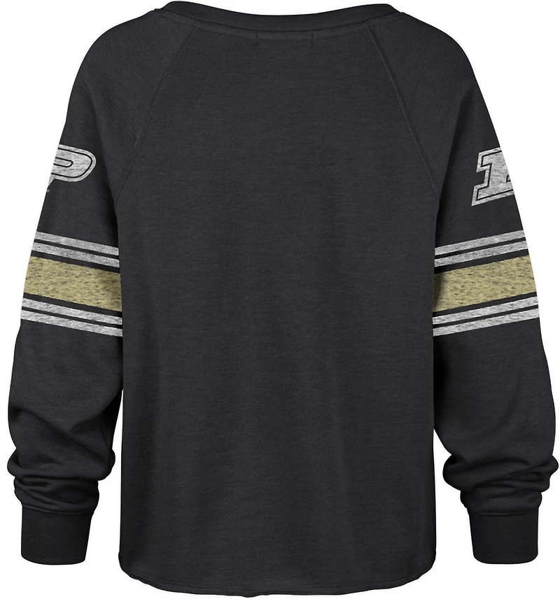 '47 Women's Purdue University Allie Crew Neck Sweatshirt