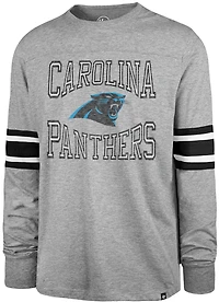 '47 Carolina Panthers Men's Cover Two Brex Long Sleeve T-shirt