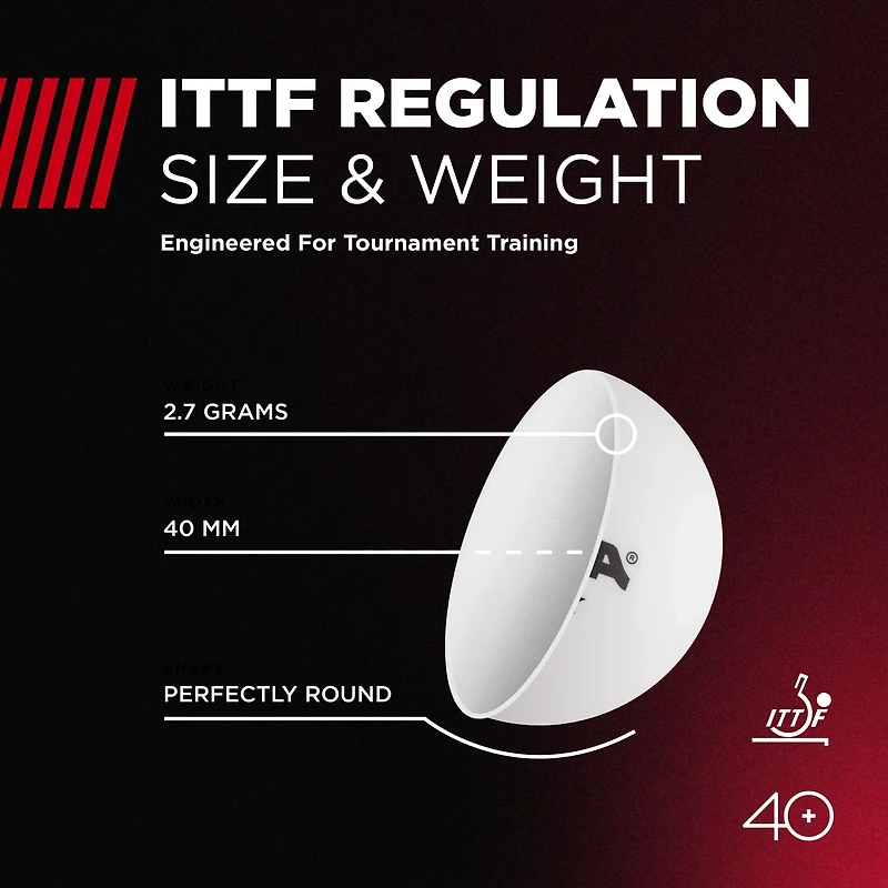 Stiga 3-Star Table Tennis Balls 6-Pack