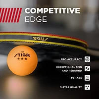 Stiga 3-Star Table Tennis Balls 6-Pack