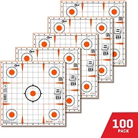 Allen Company EZ Aim Sight-In Grid Paper Shooting Target 100-Pack
