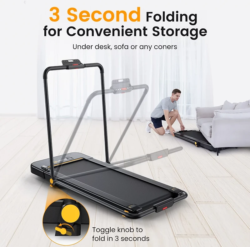 UREVO Strol Lite 2-in-1 Under Desk Treadmill
