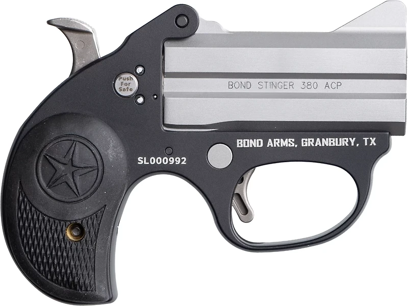 Bond Arms Stinger 380ACP Stainless Barrel/Black Frame