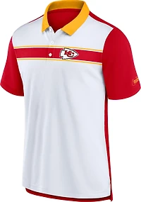 Nike Men's Kansas City Chiefs Rewind Pique Polo Shirt