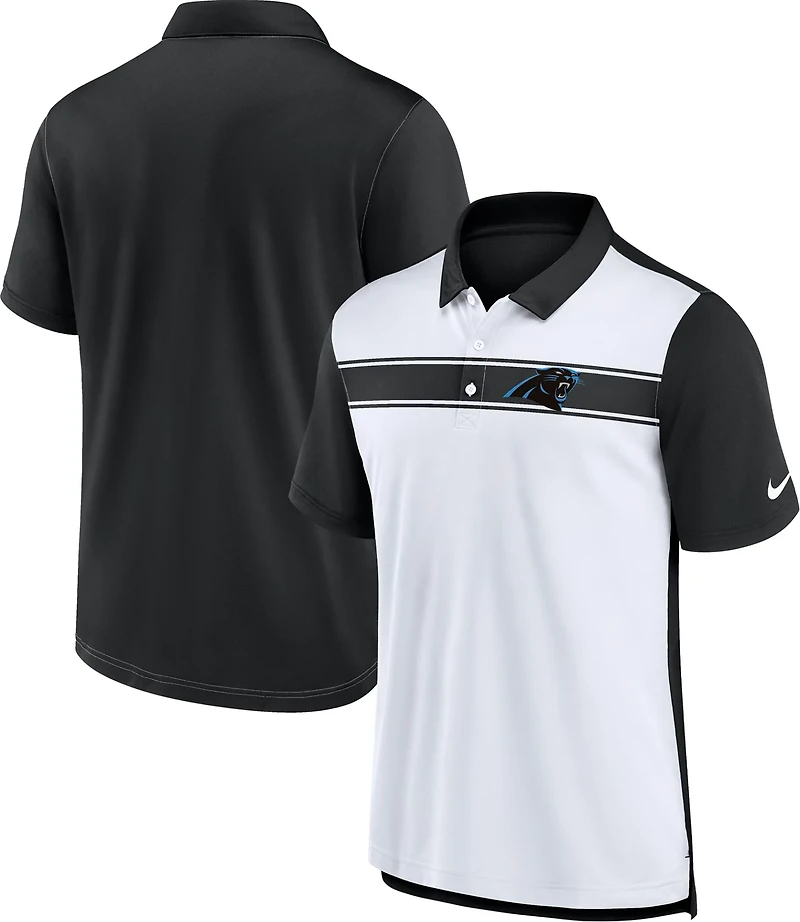 Nike Men's Carolina Panthers Rewind Pique Polo Shirt