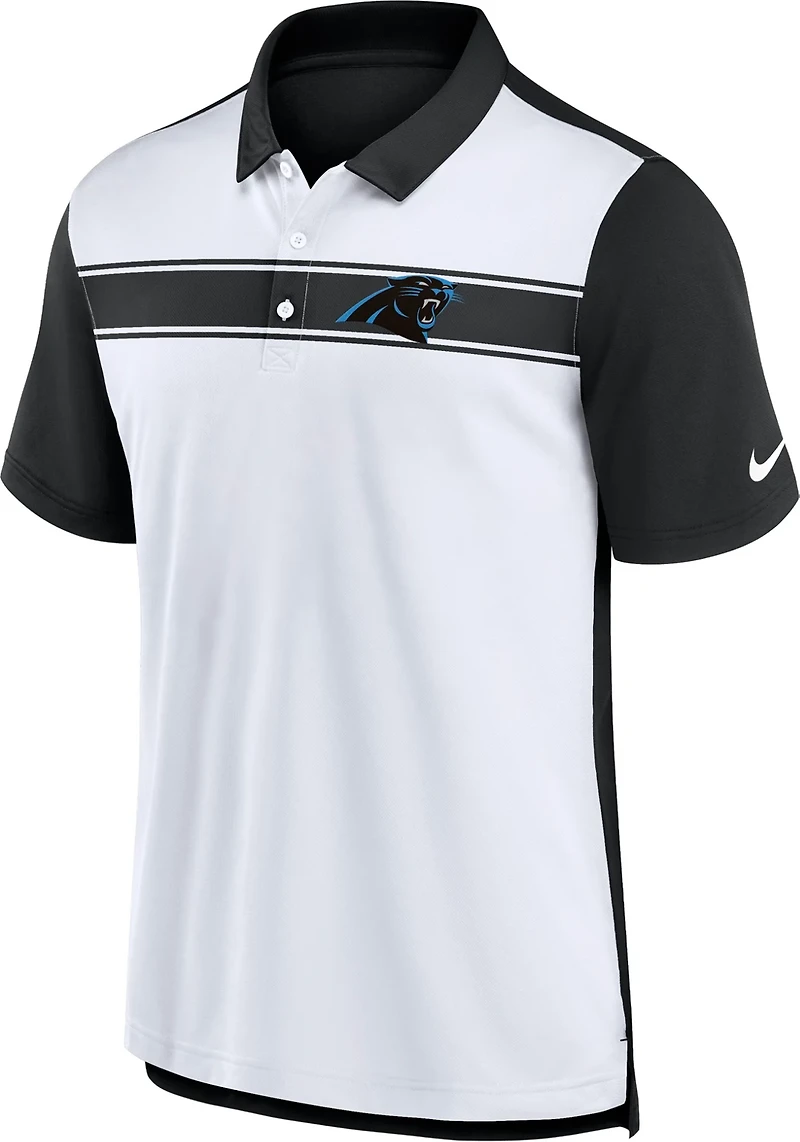 Nike Men's Carolina Panthers Rewind Pique Polo Shirt