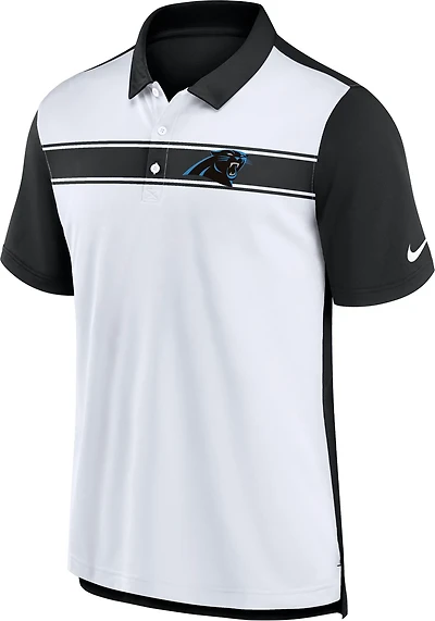 Nike Men's Carolina Panthers Rewind Pique Polo Shirt
