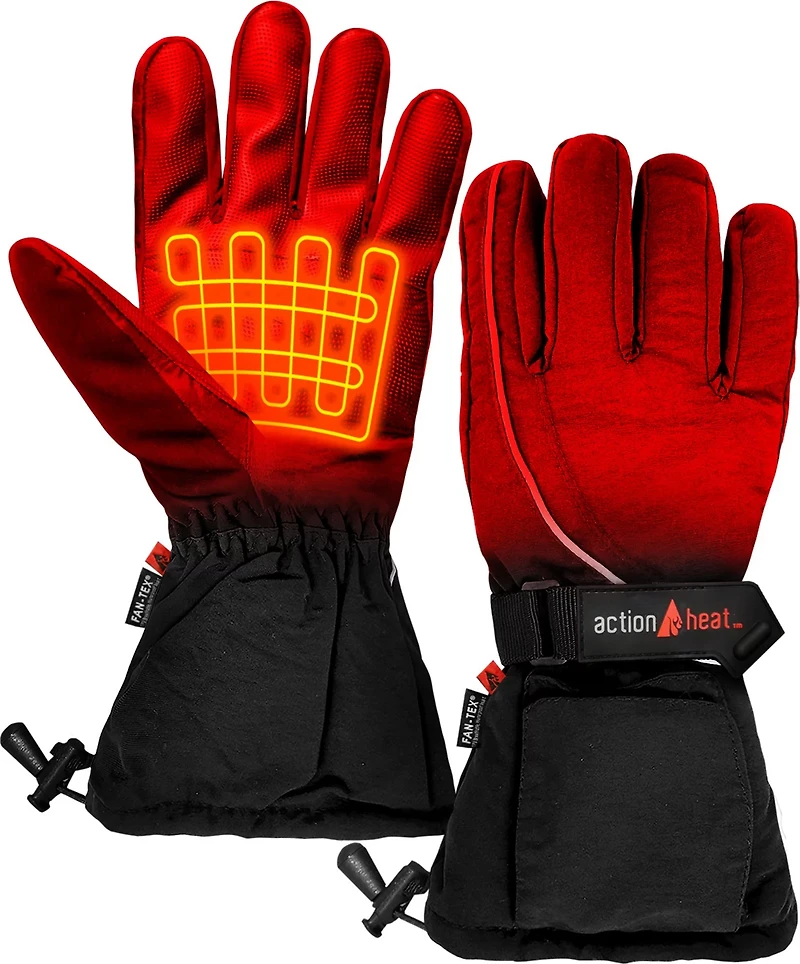 ActionHeat Men's AA Battery Heated Snow Gloves