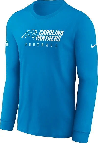 Nike Men's Carolina Panthers Team Issue Dri-FIT Long Sleeve T-shirt