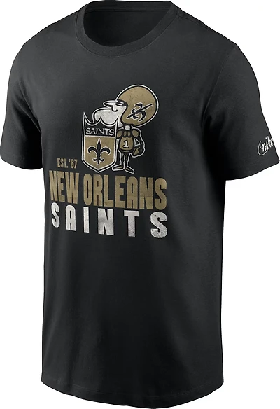 Nike Men's New Orleans Saints Helmet Essential Graphic T-shirt