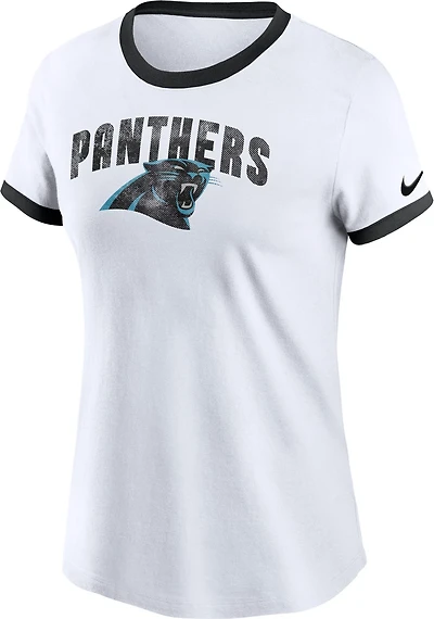 Nike Women's Carolina Panthers Rewind Ringer T-shirt