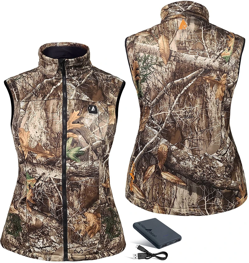 ActionHeat Women's 5V Battery Heated RT Camo Vest