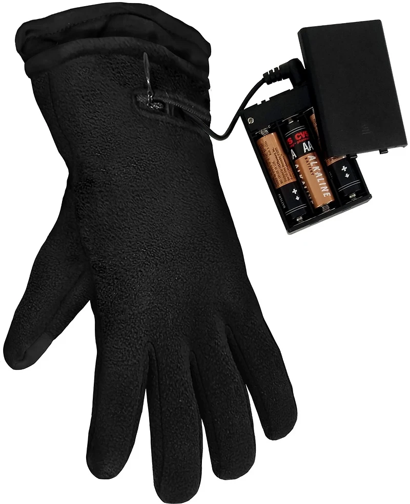 ActionHeat AA Battery Heated Fleece Gloves