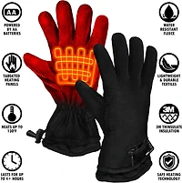 ActionHeat AA Battery Heated Fleece Gloves
