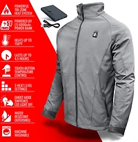 ActionHeat Men's 5V Battery Heated Softshell Jacket
