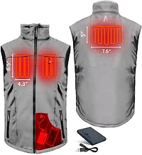 ActionHeat Men's 5V Battery Heated Softshell Vest