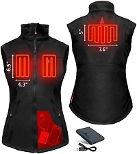 ActionHeat Women's 5V Battery Heated Softshell Vest