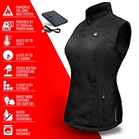 ActionHeat Women's 5V Battery Heated Softshell Vest