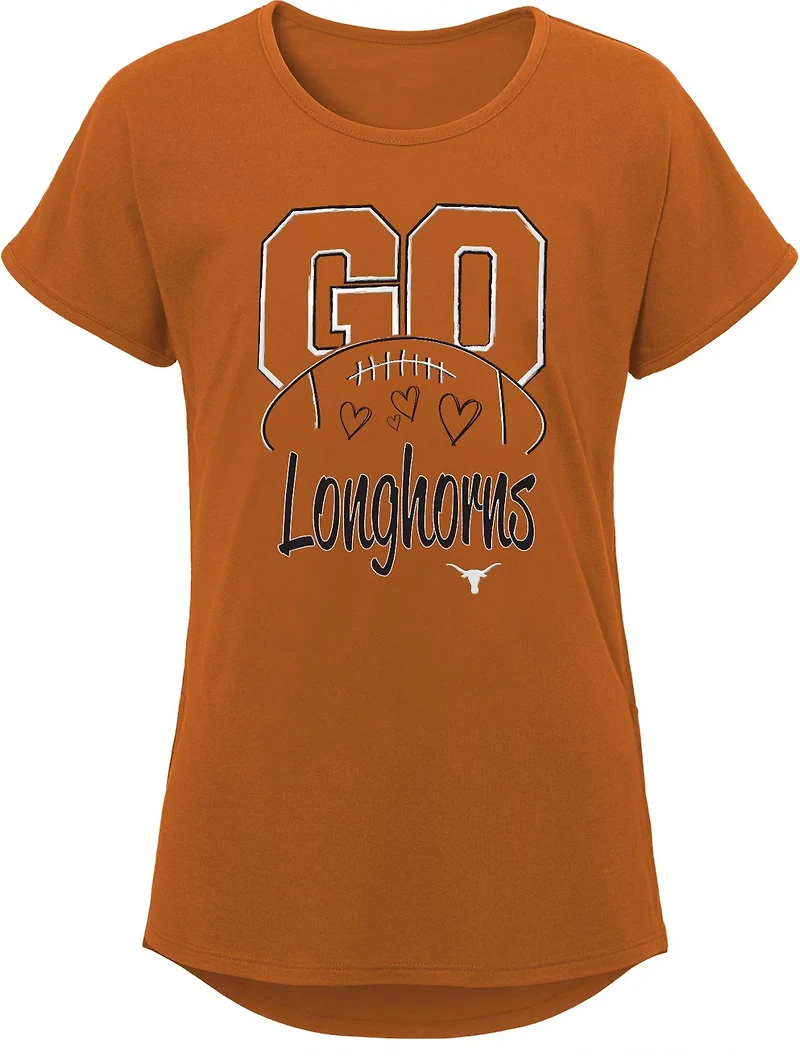 Outerstuff Girls' University of Texas Go Team T-shirt