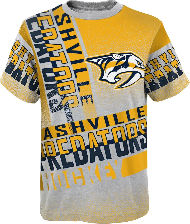 Outerstuff Youth Nashville Predators Upper Hand Jersey T-shirt